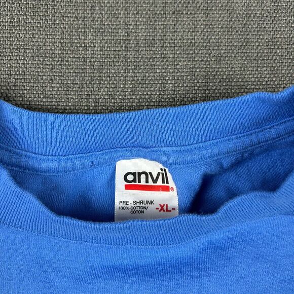 Vintage Rosie The Riveter We Can Do It Shirt Mens XL War Poster Anvil 2002 Blue - Picture 4 of 7